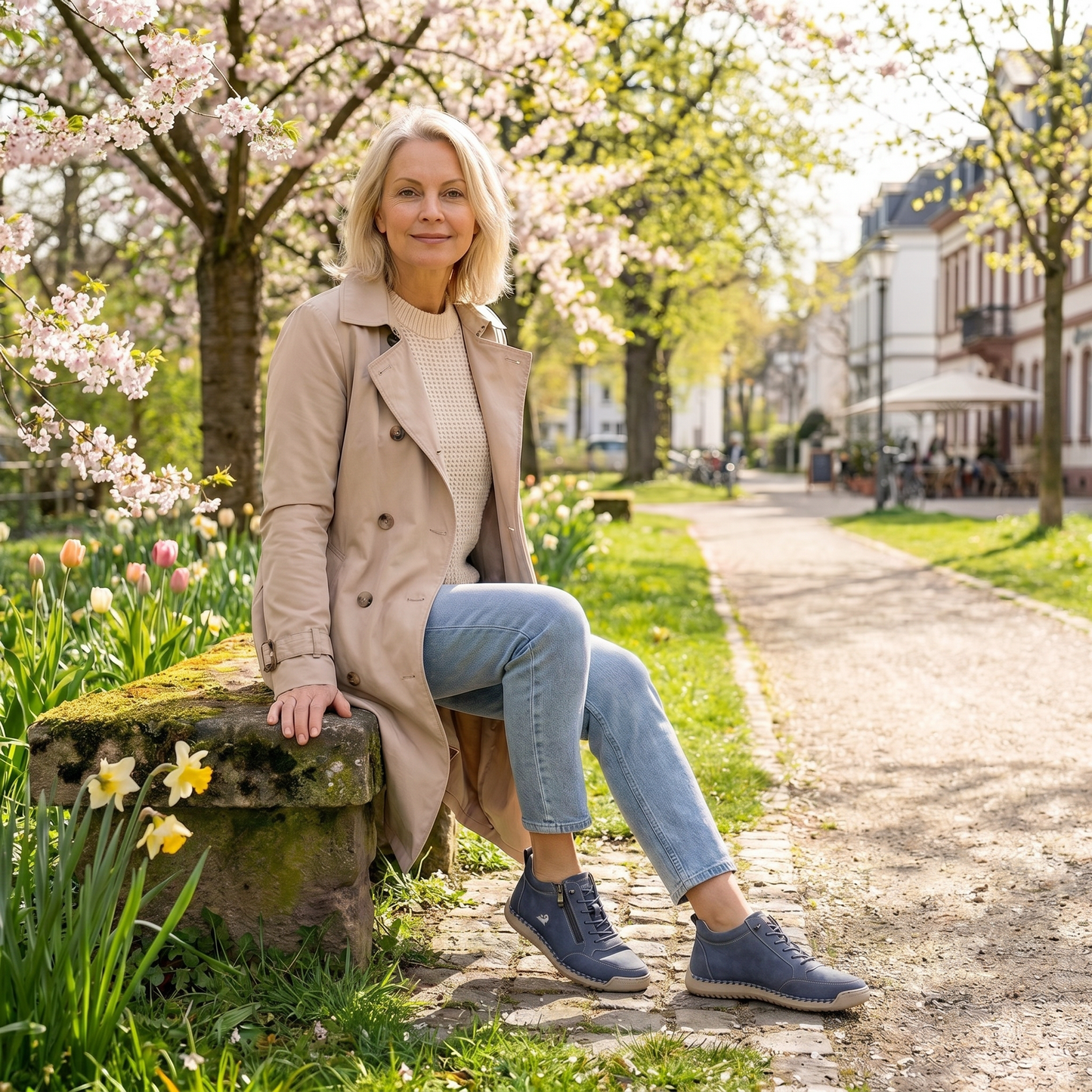 Mila – Komfortable orthopädische Sneakers + Reißverschluss