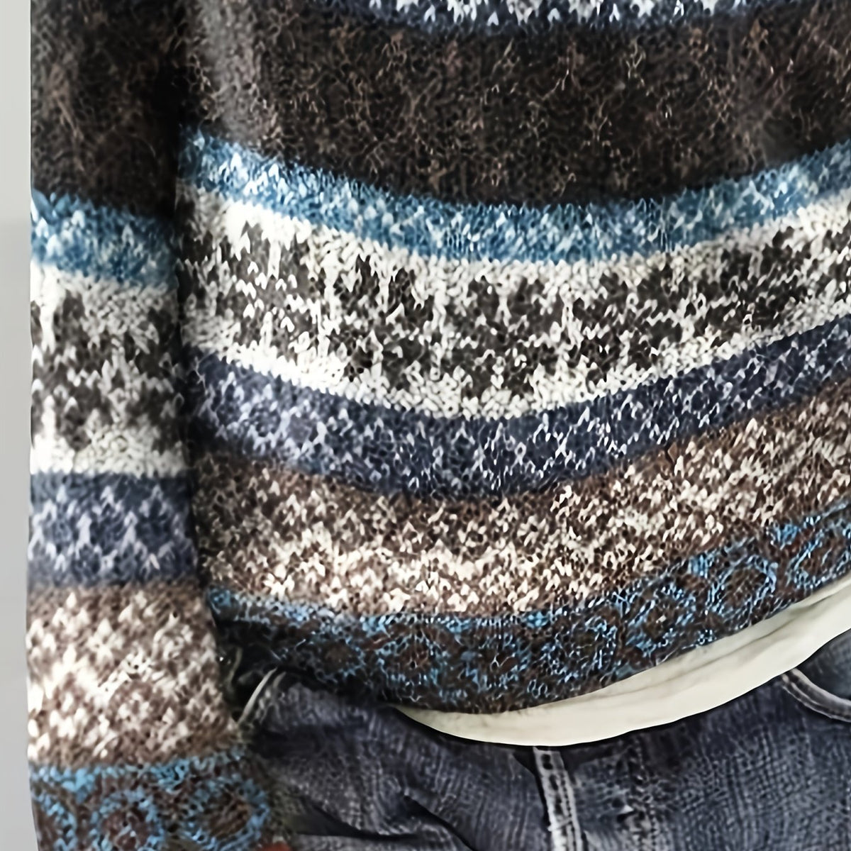 Artic - Jersey de lana merina con estampado