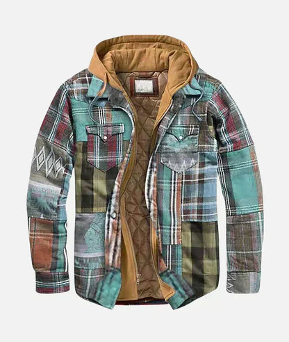 Varel | Chaqueta patchwork de cuadros