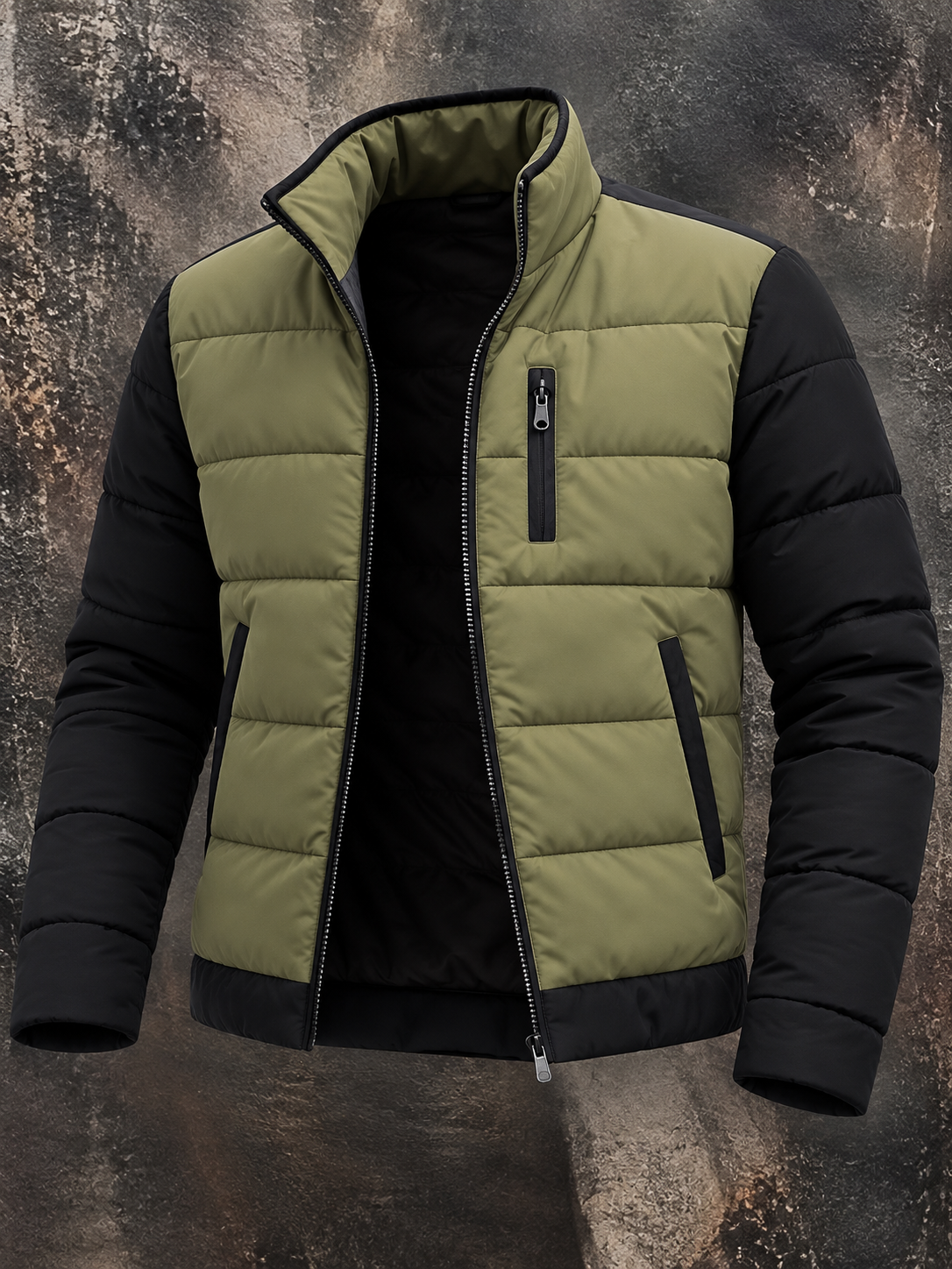 Bernard | Chaqueta acolchada de hombre con cremallera