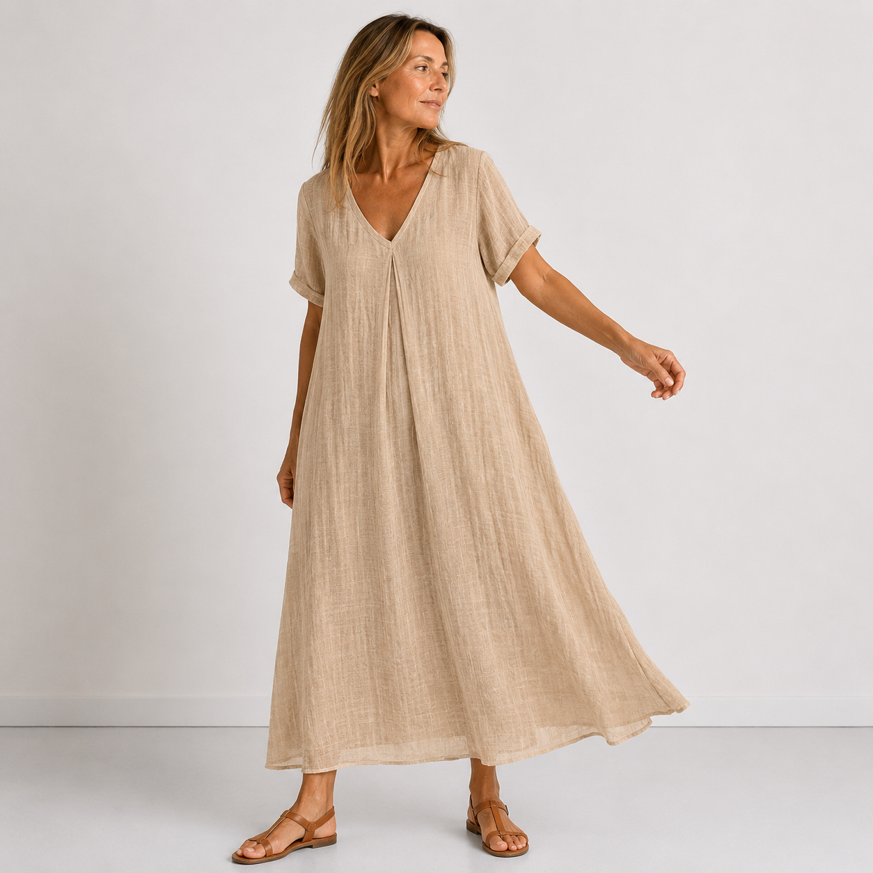 Lavinia | linnen jurk
