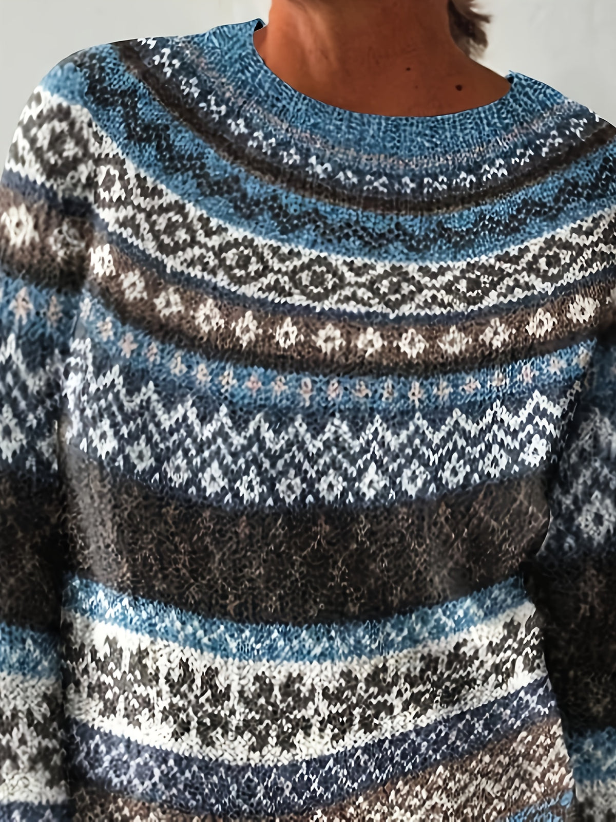 Artic - Jersey de lana merina con estampado