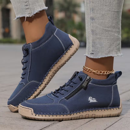 Mila  – Komfortable orthopädische Sneakers + Reißverschluss