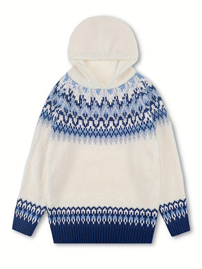 Nerea - Jersey con Capucha - Jacquard