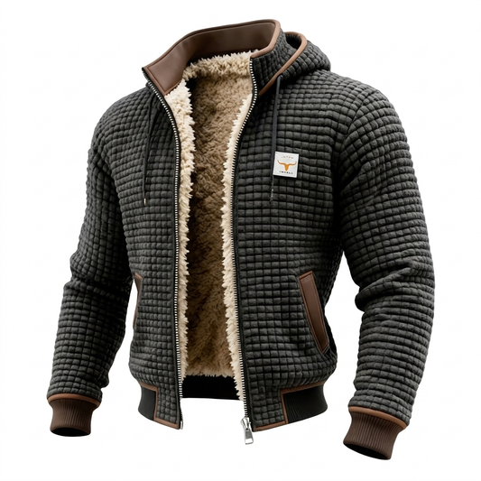 Laluna | Chaqueta retro con capucha y cremallera