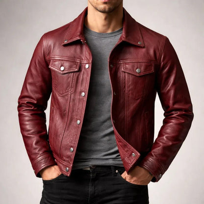 Rafael | Chaqueta de cuero clásica