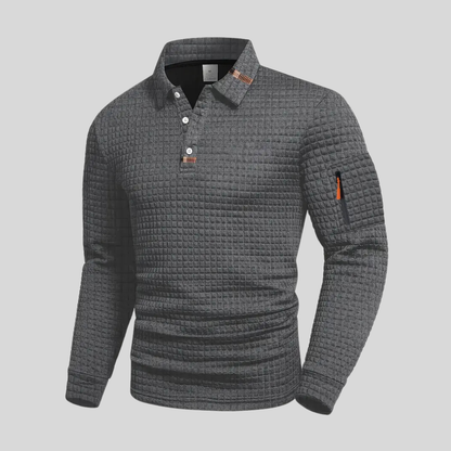 Dennis™ | Klassieke polo met lange mouwen