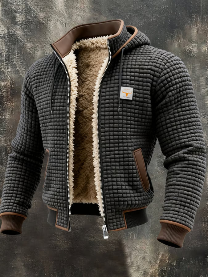 Laluna | Chaqueta retro con capucha y cremallera