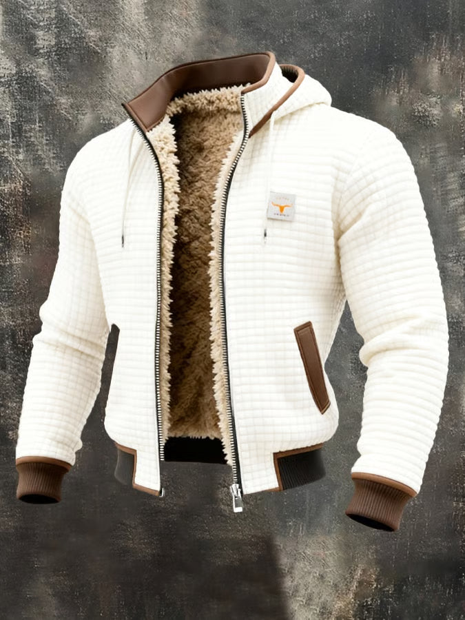 Laluna | Chaqueta retro con capucha y cremallera